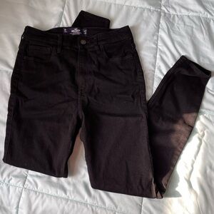Hollister Ultra High Rise Black Super Skinny Jeans